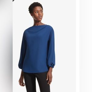 MM Lafleur Friedan top in Azurite Blue sz L
